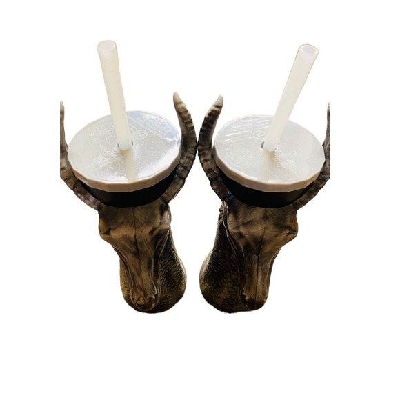 Disney Parks Exclusive Maleficent Dragon Souvenir Tumbler Cup Mug with Straw (2) - Picture 5 of 8